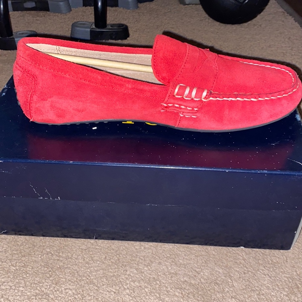 Suede Ralph Lauren Loafers Size 10 - Picture 2 of 4